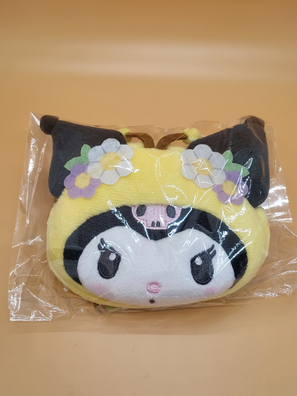 산리오 꿀벌에디션 쿠로미 파우치 동전지갑 키링 상품이미지1