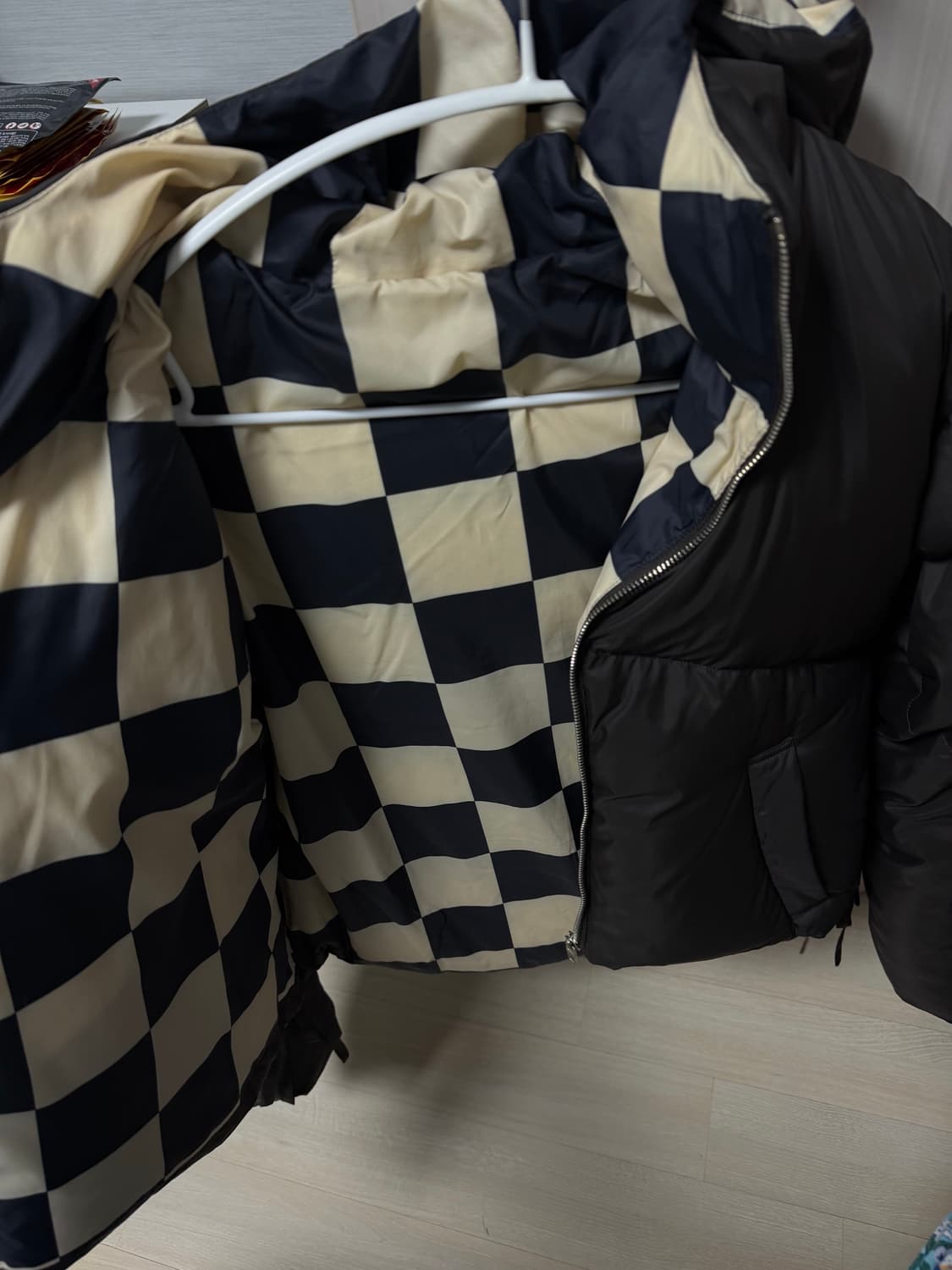 오픈 YY 브라운 숏패딩 상품이미지5