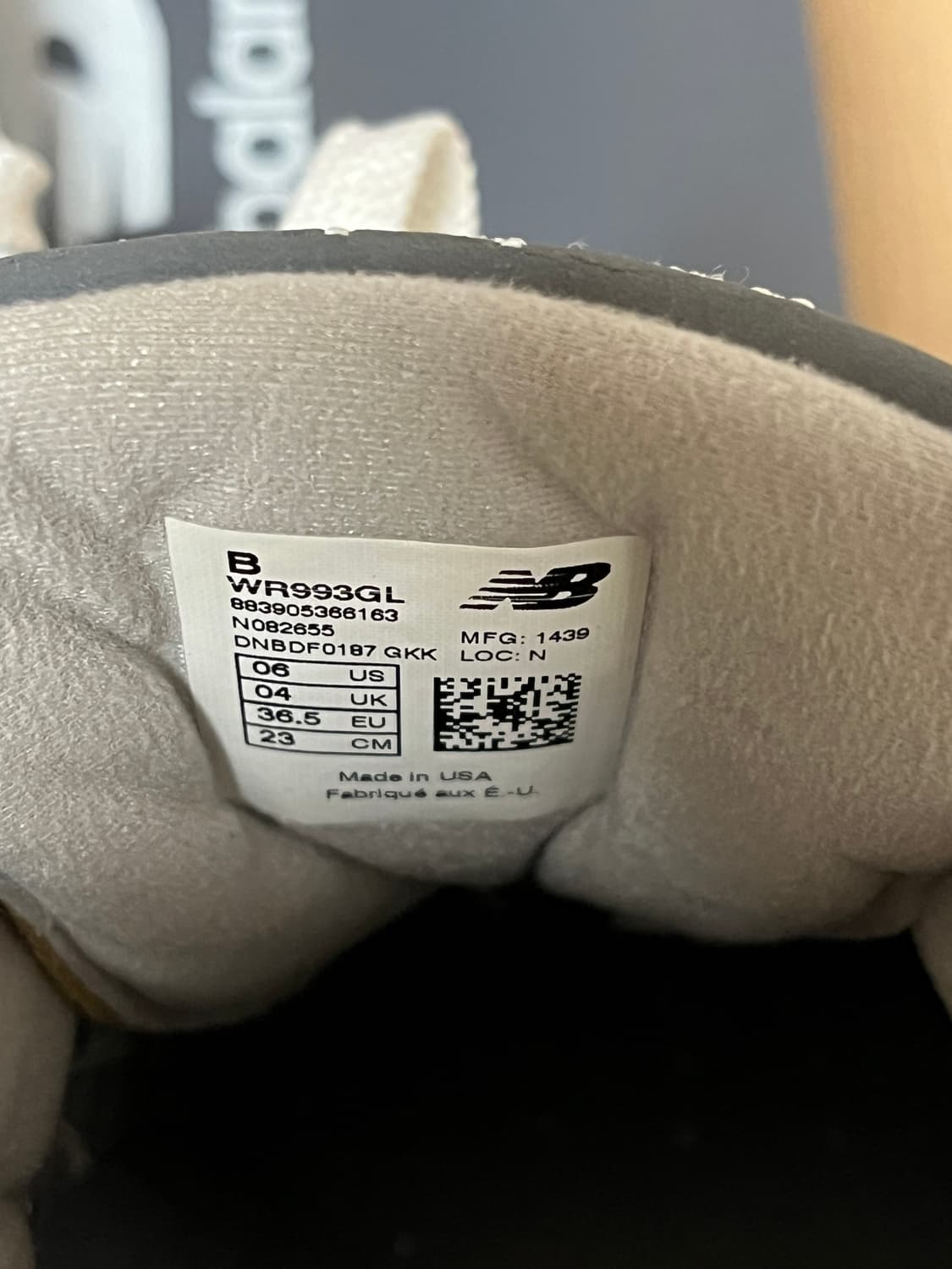 [230] 뉴발란스 993 Made in USA 그레이- B 스탠다드  상품이미지7