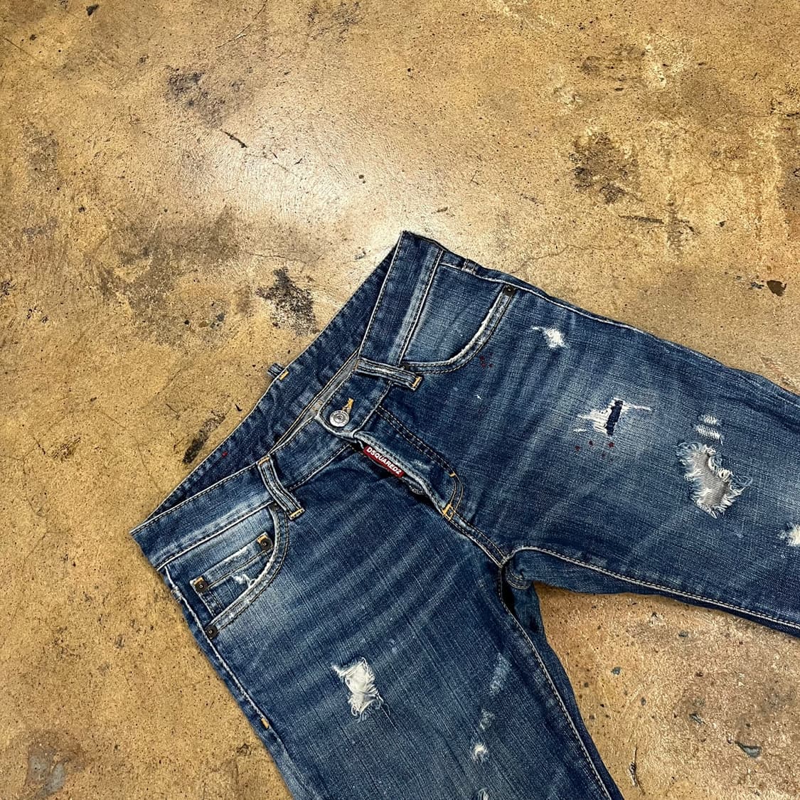 [정품/42] DSQUARED2 데님 청바지 데미지진 b12 상품이미지1