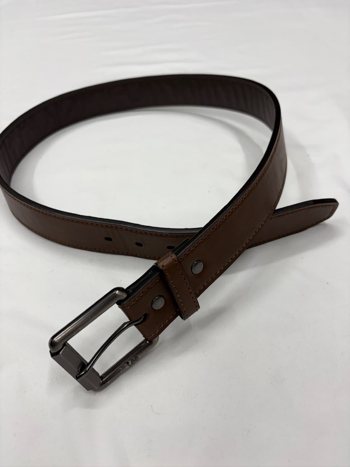 Lee 리 빈티지 웨스턴 브라운 레더 벨트 상품이미지1