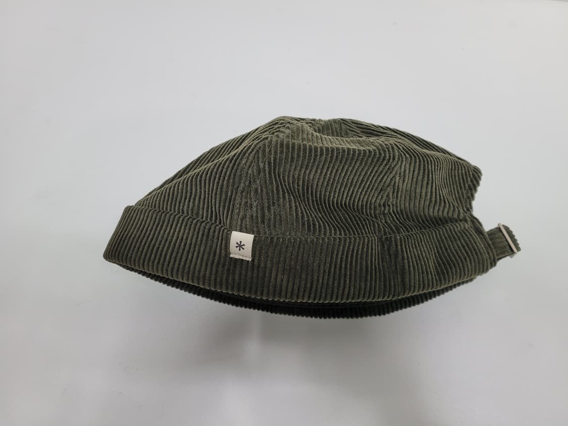 Snow peak 24FW 스노우피크 코듀로이 와치캡 / M 카키 상품이미지4