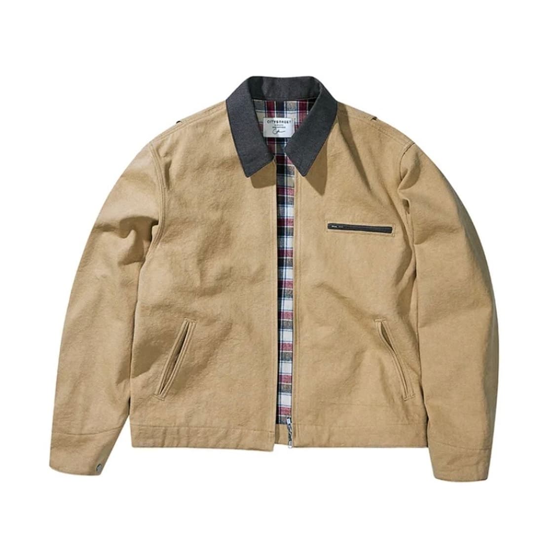 시티스트리트 바틱 워시드 캔버스 워크자켓 상품이미지1