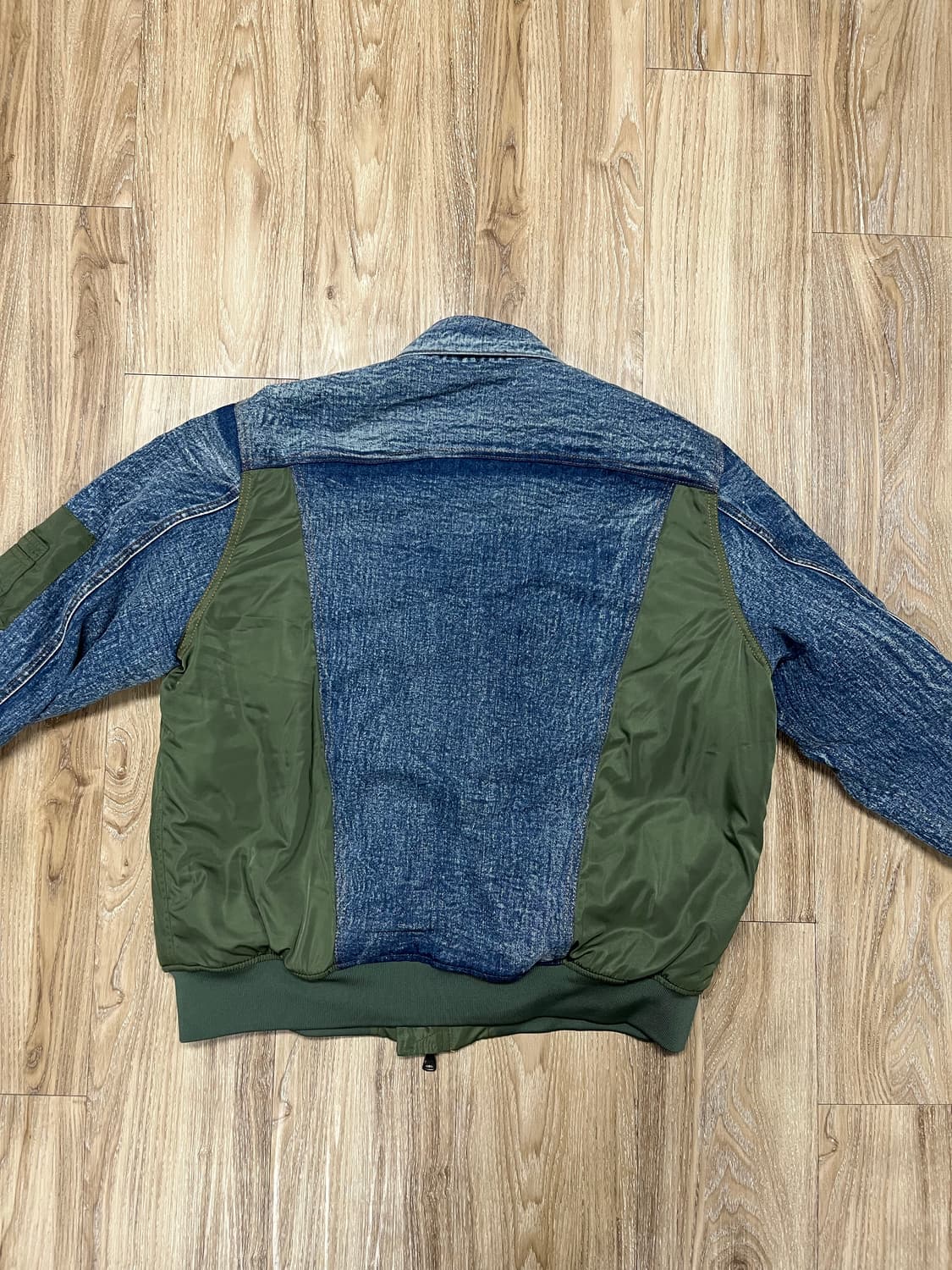 Veil 하이브리드 데님 항공 점퍼 상품이미지5