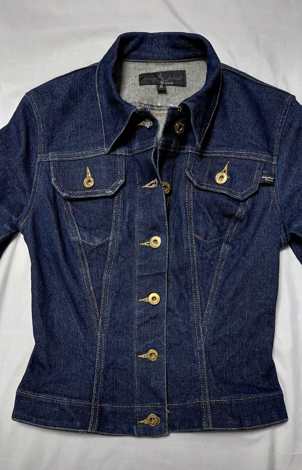 [S/USA] 베이비팻(Baby Phat) 빈티지 생지 데님 자켓 상품이미지3