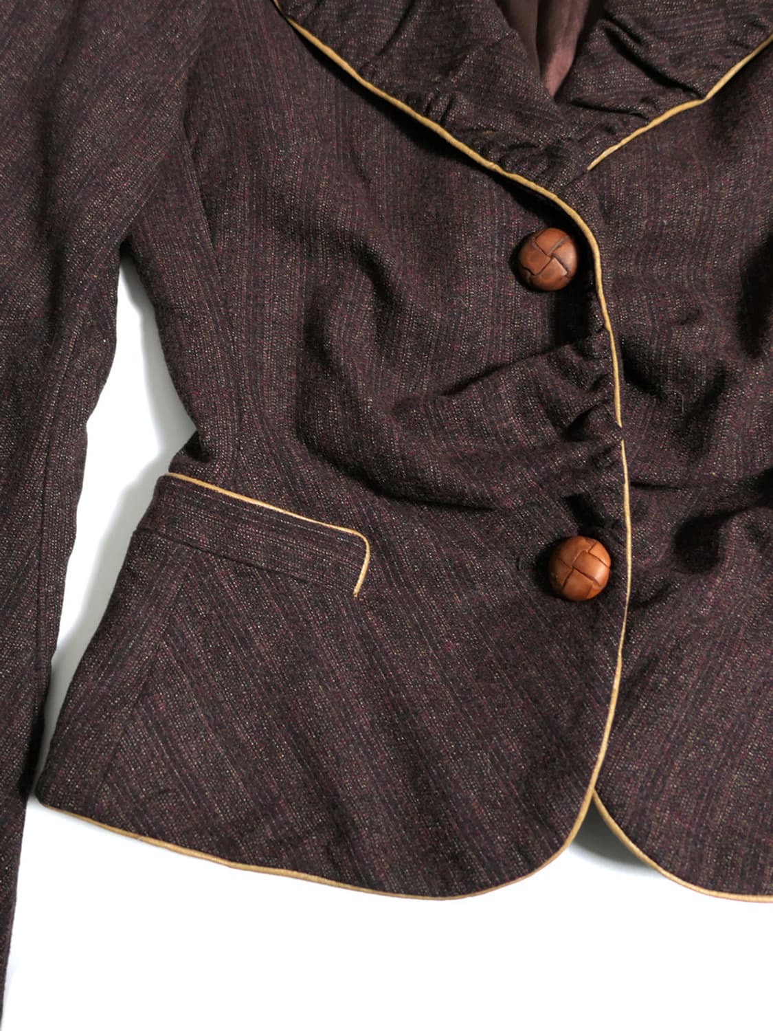 Max&Co classics shirring ruffle jacket 상품이미지3