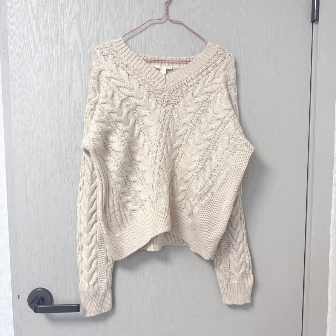 (xs) cos 울 케이블 니트 상품이미지1