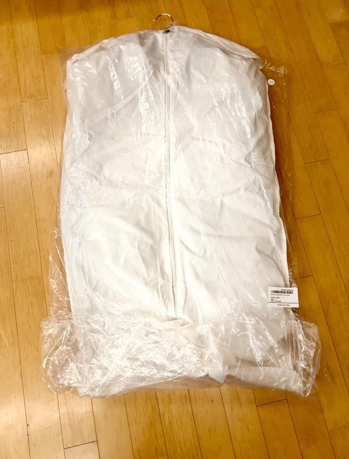 [새상품/XL] 앤더슨벨 모터사이클 레더 바시티 자켓 그린 상품이미지8