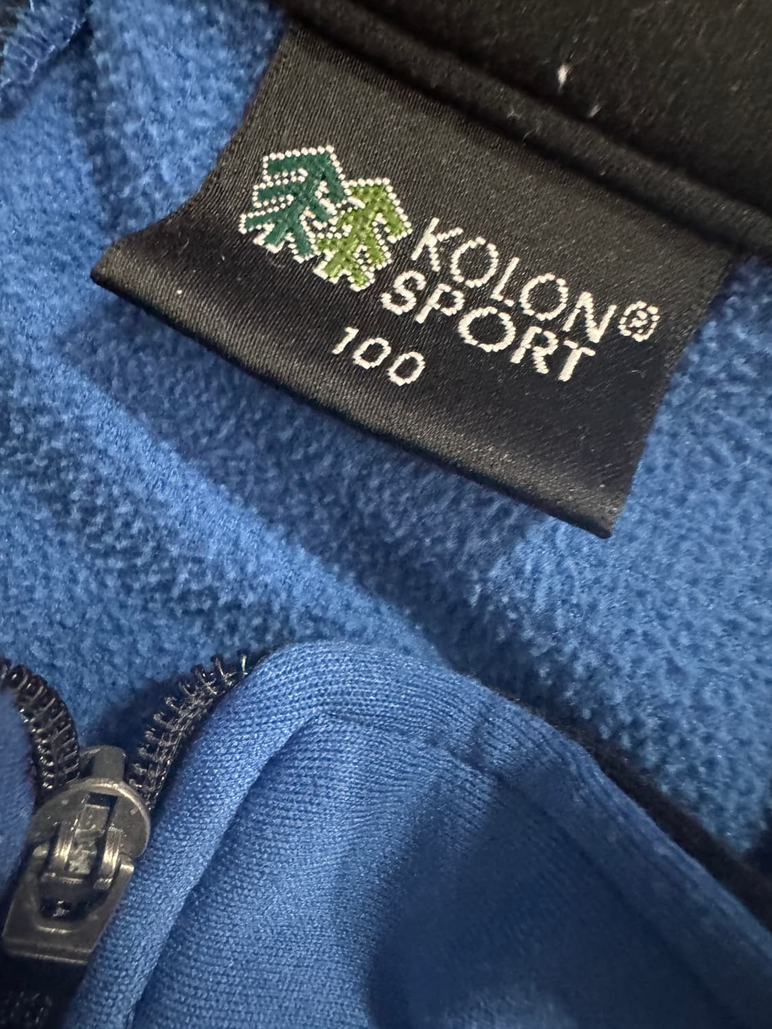 코오롱 스포츠 등산 기능성 반집업 긴팔 티셔츠 L 상품이미지3