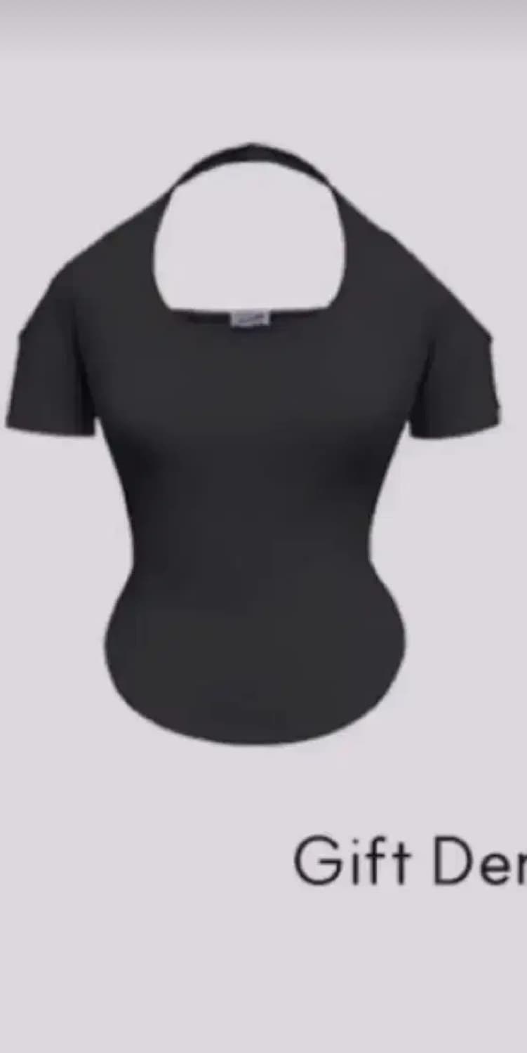 플리즈노팔로우 플노팔 데니 홀터탑 데니탑 차콜 상품이미지1