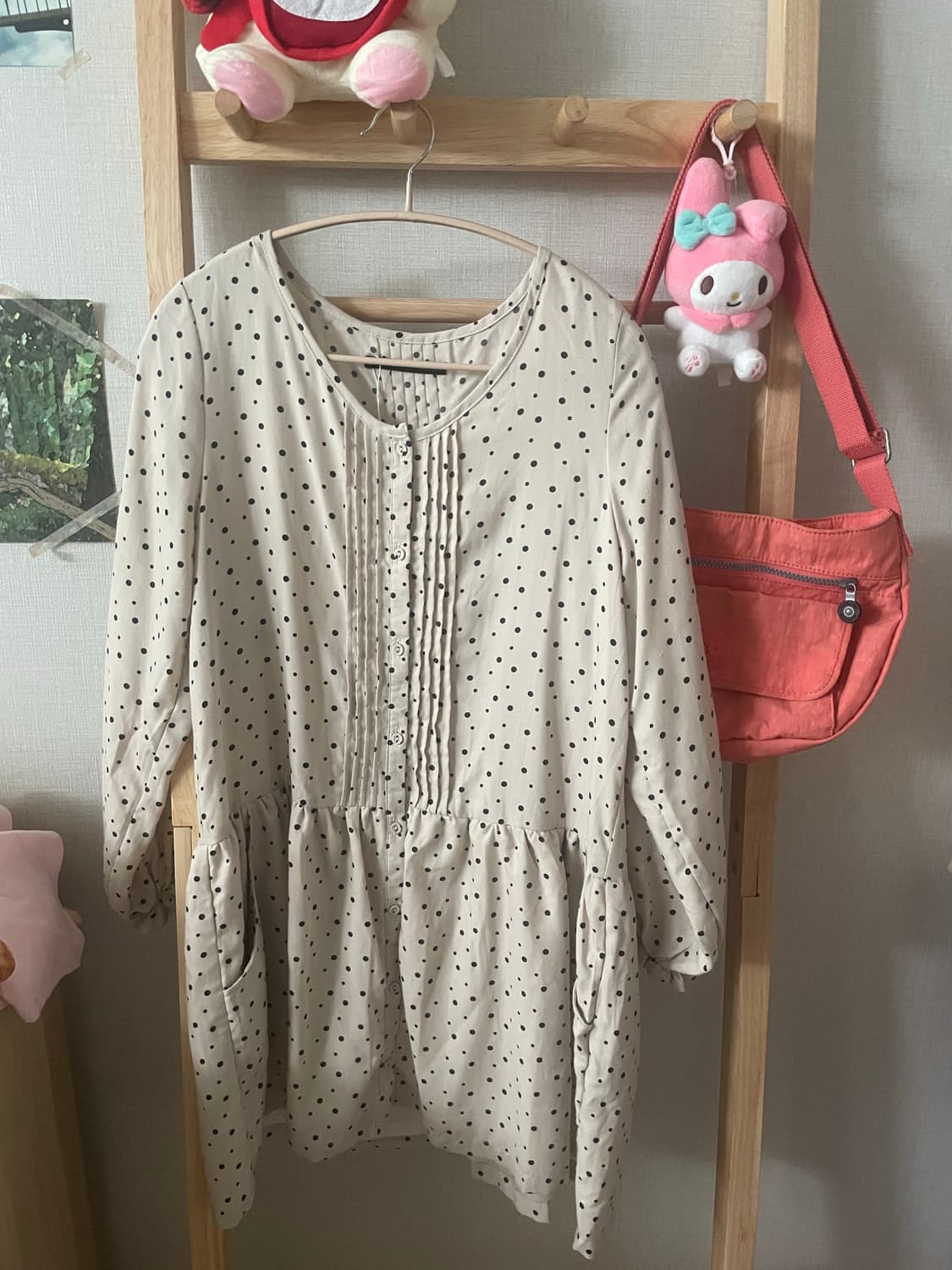 쿠루미 도트핑크 ops 세트 상품이미지2