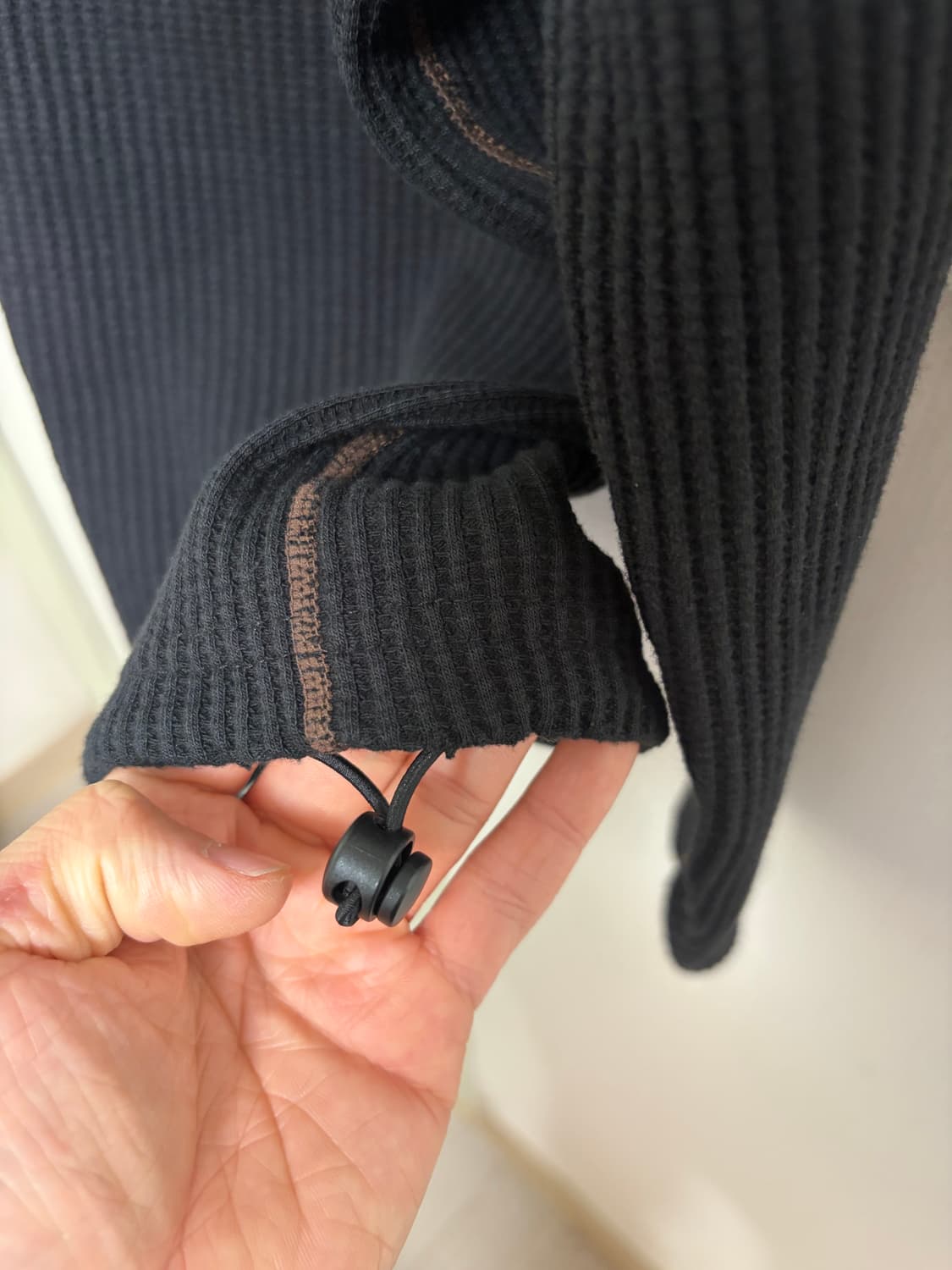 coldwarm(콜드웜) 와플 후드 블랙 L사이즈 새상품급 상품이미지5