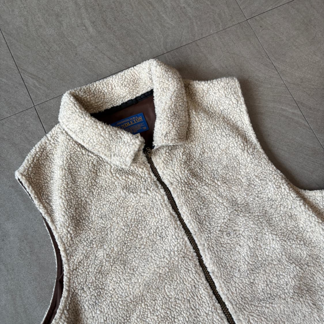 90s Pendleton fleece vest 상품이미지2