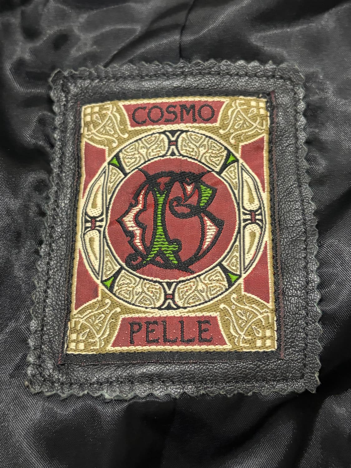 90s 코스모 펠레 올드 레더 카코트 상품이미지9