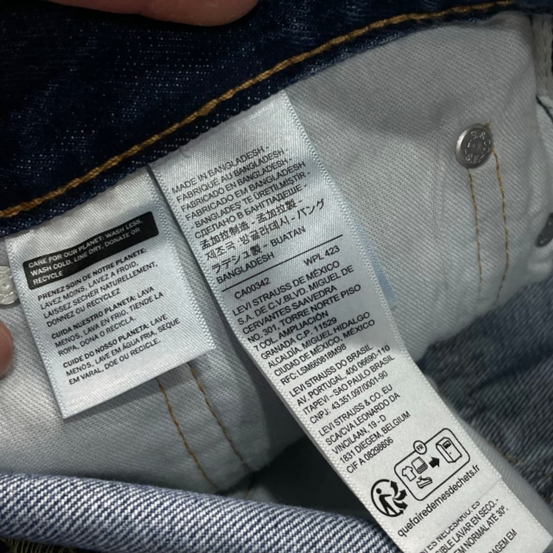 32 리바이스 511 청바지 새상품  상품이미지3