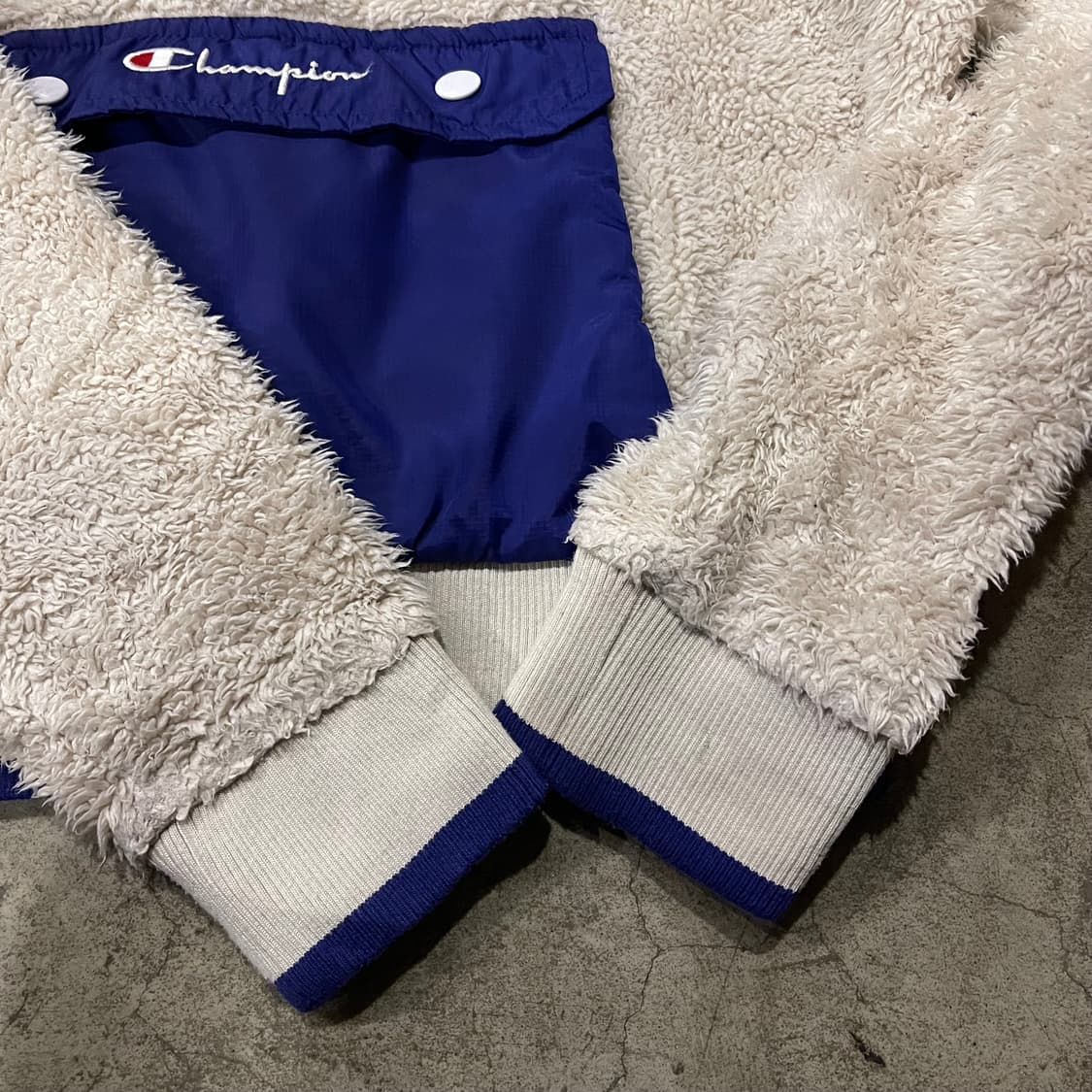 Champion 보아털 후드 집업 아노락 상품이미지3