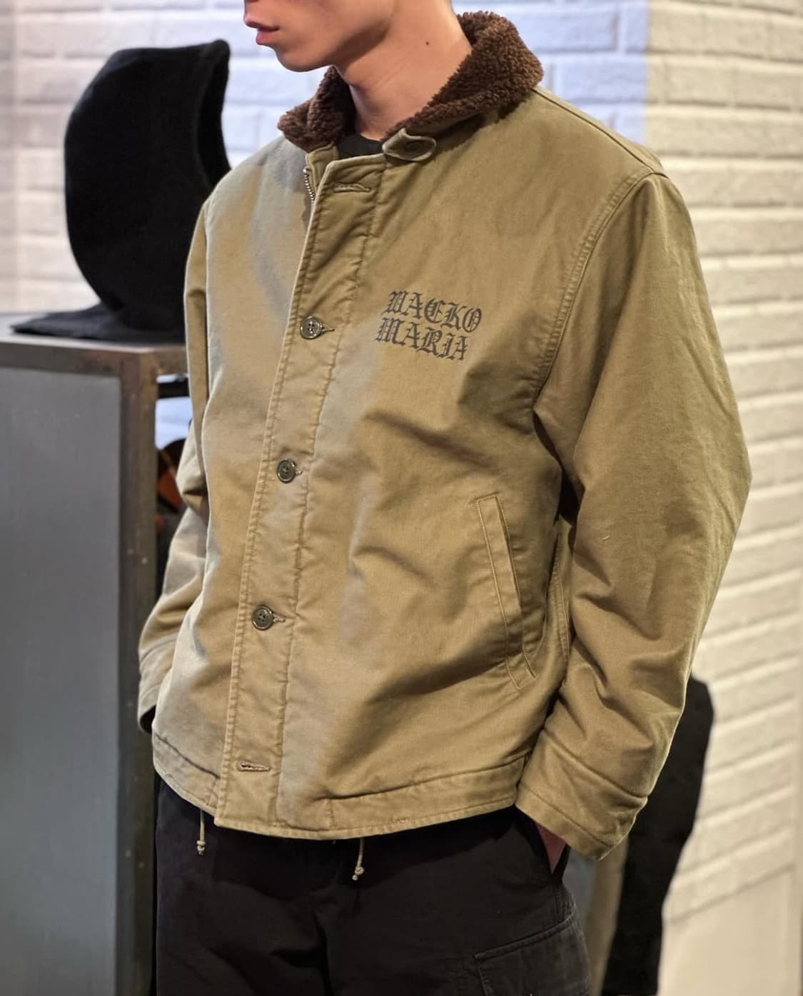 [L] 와코마리아 N-1 덱 자켓 카키 25FW 상품이미지10