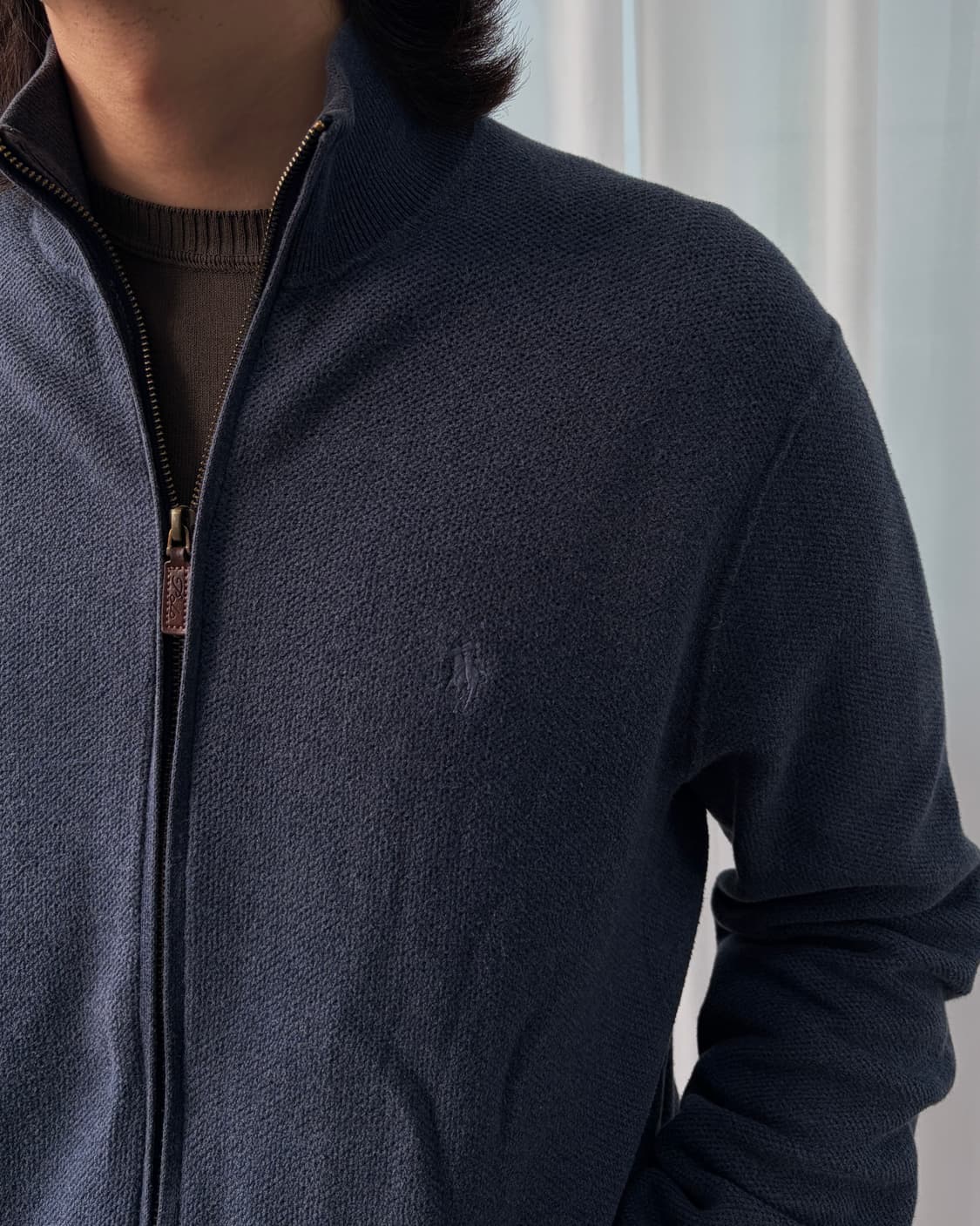 [XL]폴로 랄프로렌 피마코튼 니트 집업 상품이미지5