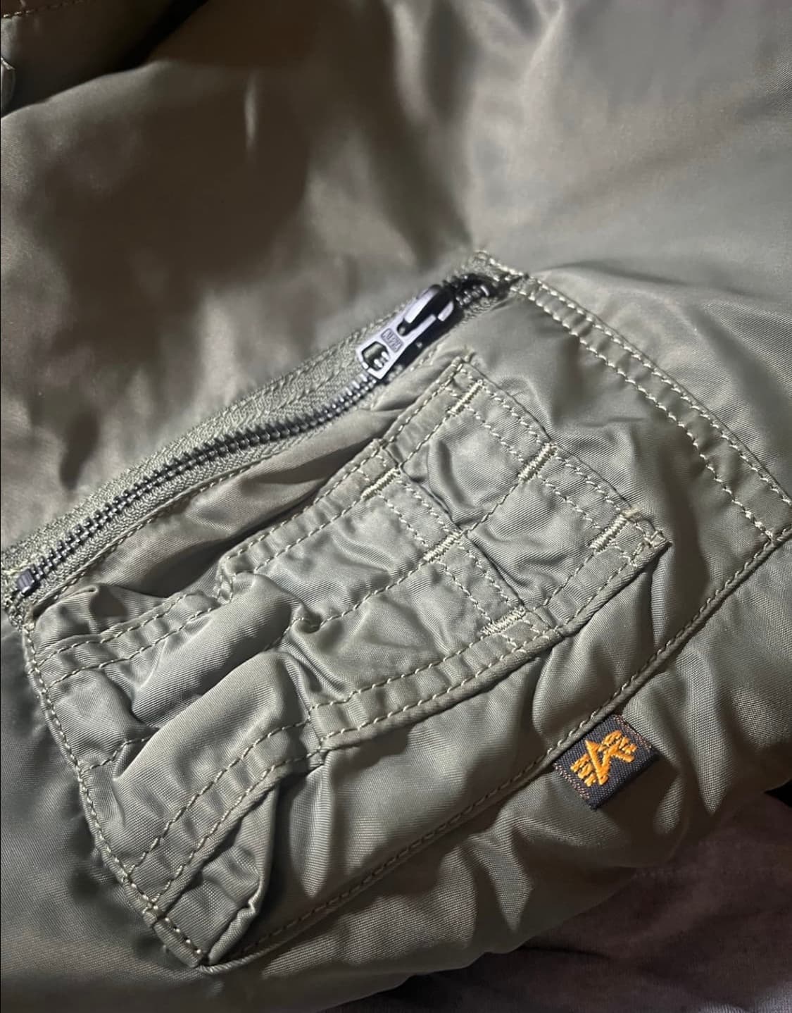 빔즈 x 알파인더스트리 ma1 M사이즈 상품이미지7