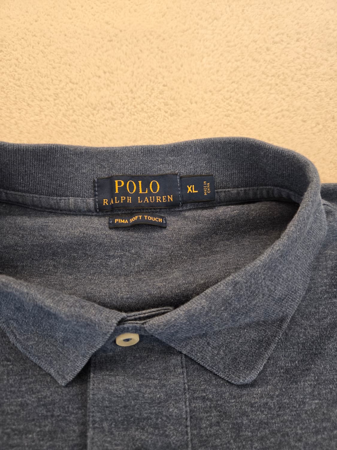 폴로 랄프로렌 네이비 반팔 카라티 XL (공용) 상품이미지5