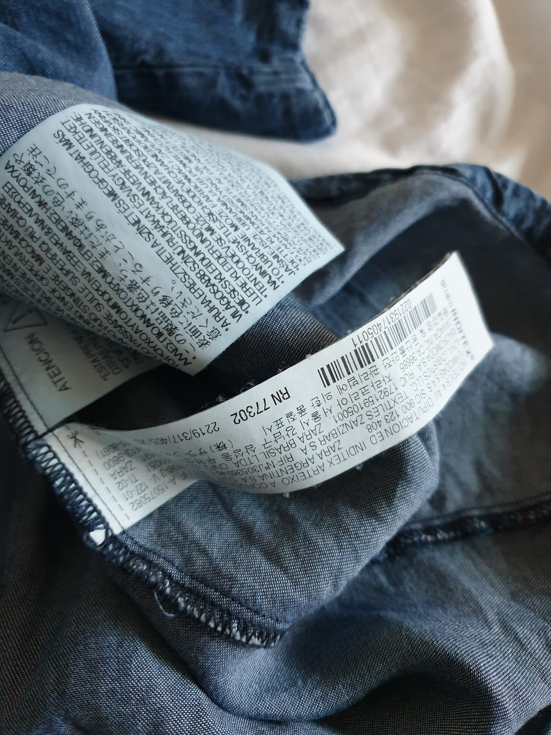 Zara 자라 데님 청 원피스 상품이미지7