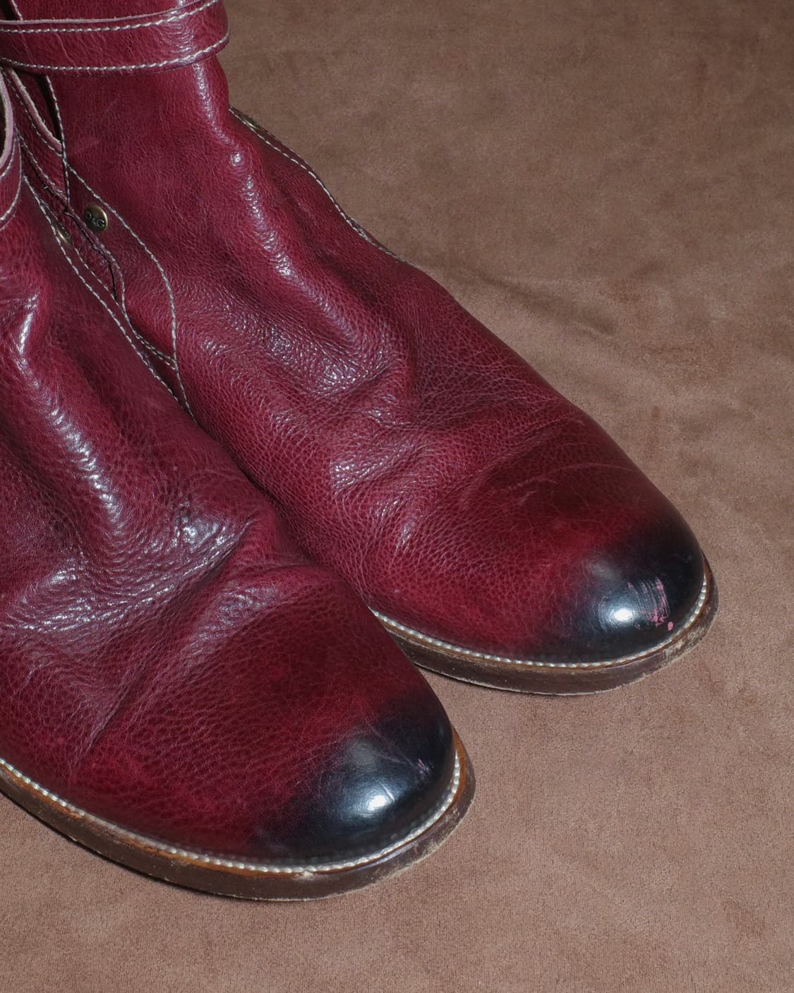 돌체앤가바나 레더 옴브레 부츠 상품이미지4