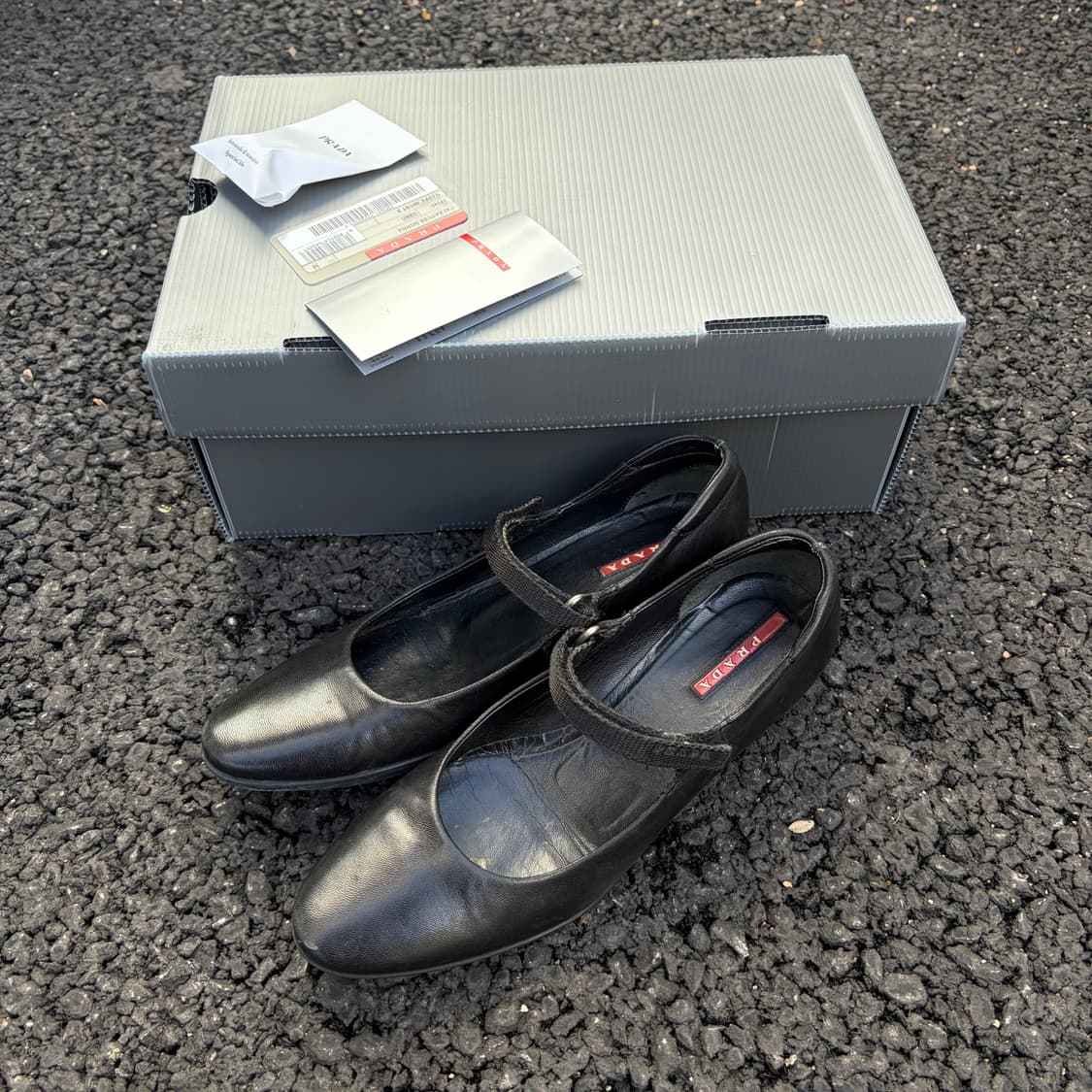 프라다 스포츠 메리제인 힐 상품이미지1