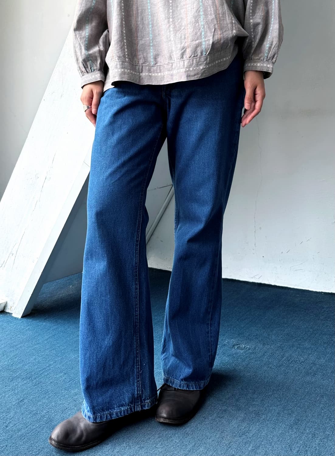 5pkt semi flare design denim pants 상품이미지9