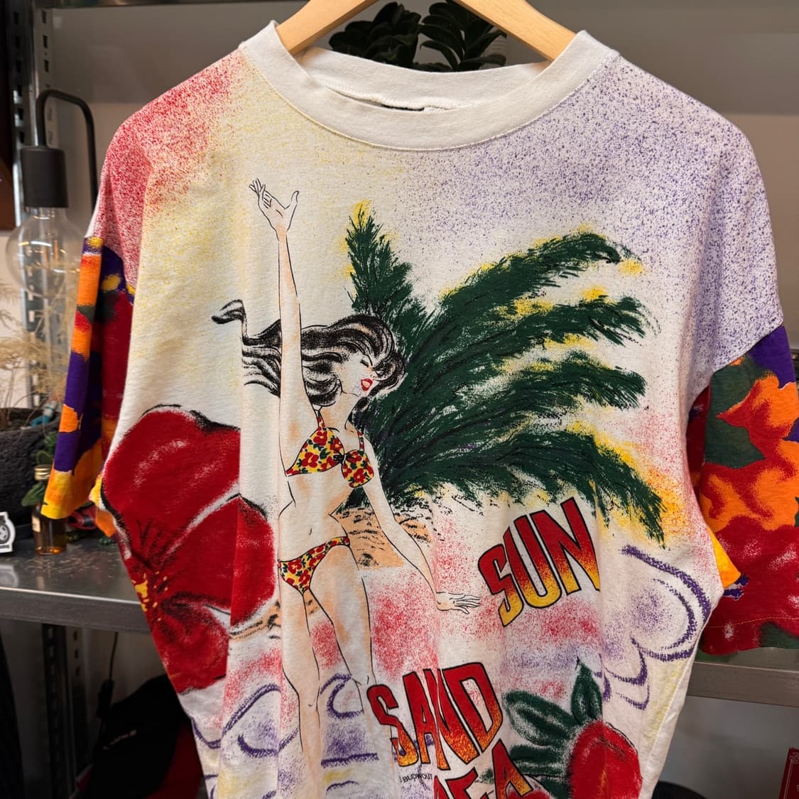 BLONOUT SUN SAND SEA 해변 비티니 티셔츠 L XL 상품이미지2