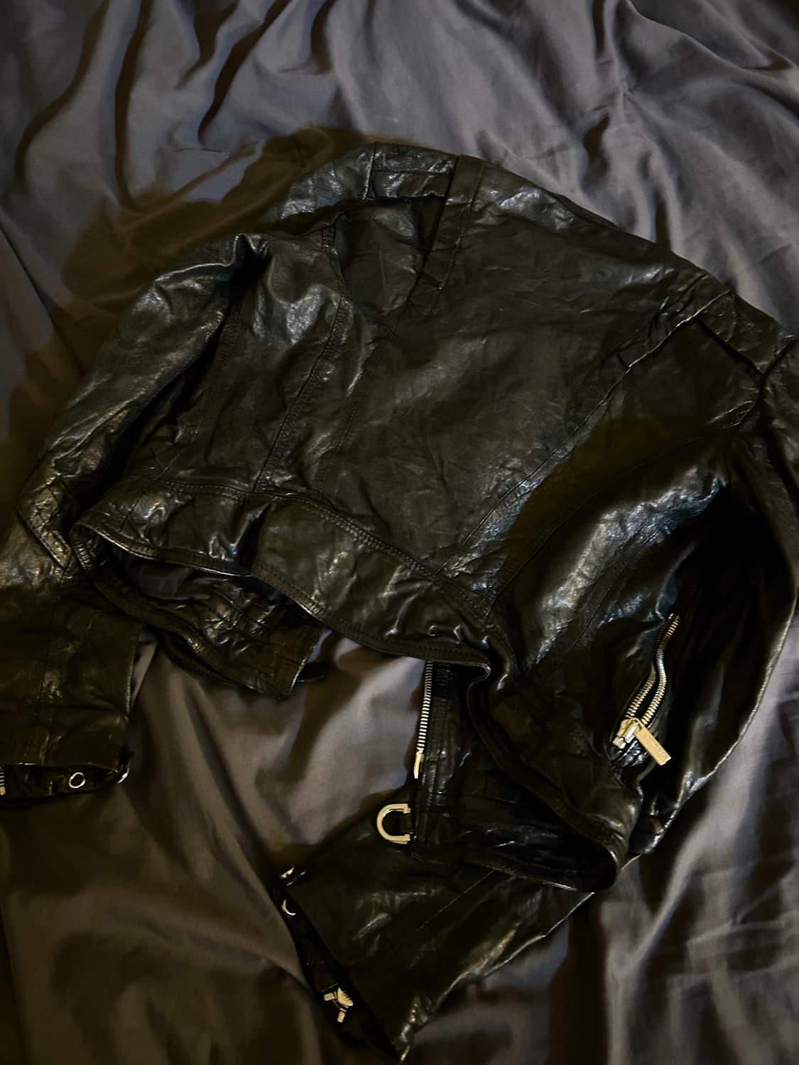 Sheep Skin Leather Rider Jacket 상품이미지5