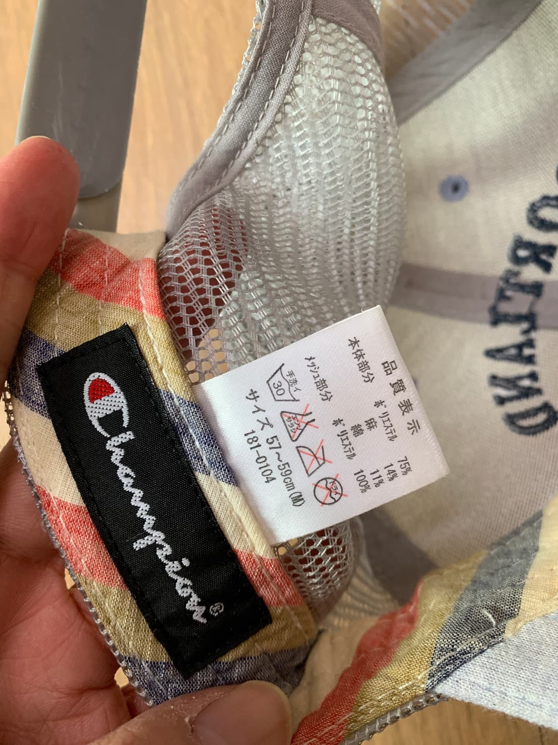 챔피온 매쉬 볼캡 모자 champion 상품이미지3