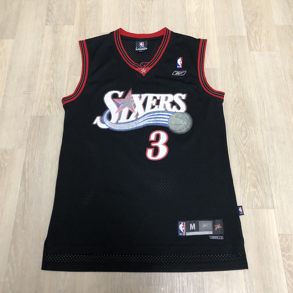 (M) 리복 NBA 스윙맨 필라델피아 식서스 아이버슨 유니폼 져지 상품이미지1