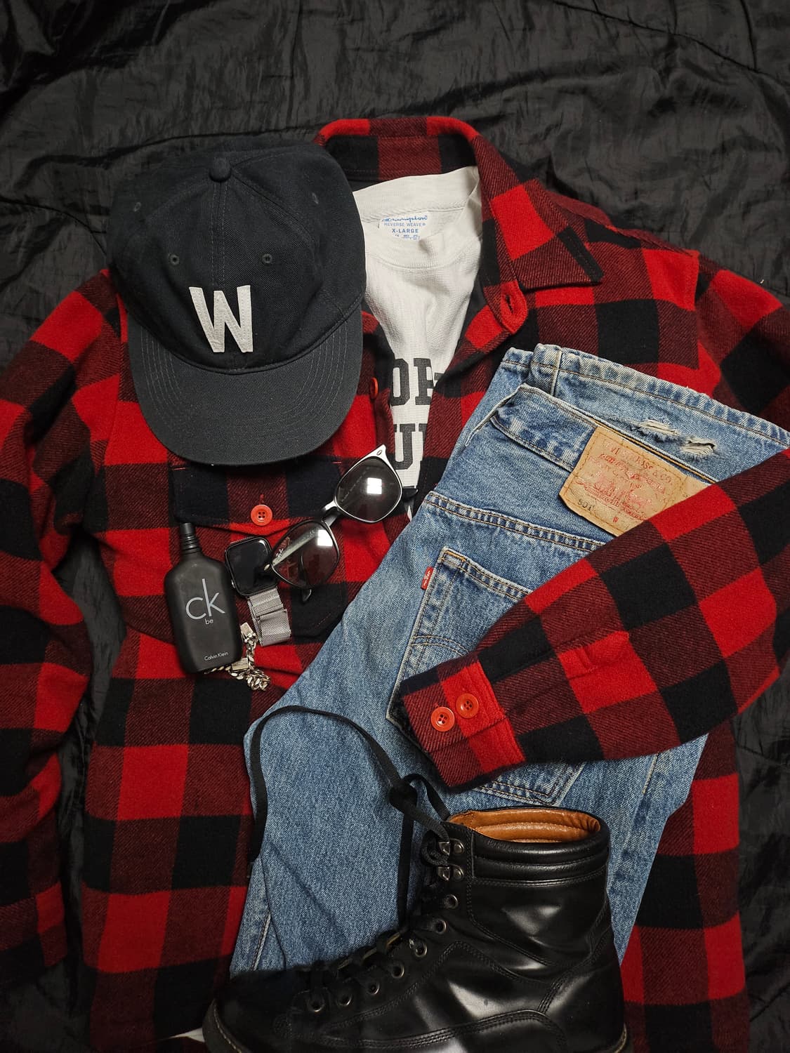 Levis 버팔로 체크 CPO셔츠 자켓 상품이미지6