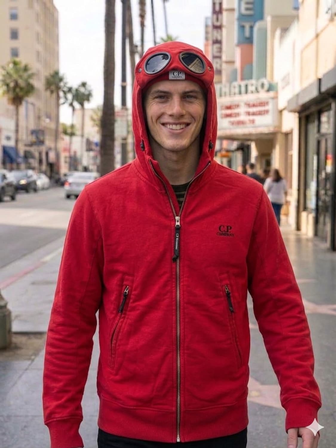 [국내정품] CP 컴퍼니 고글 후드 집업(95사이즈) 상품이미지1