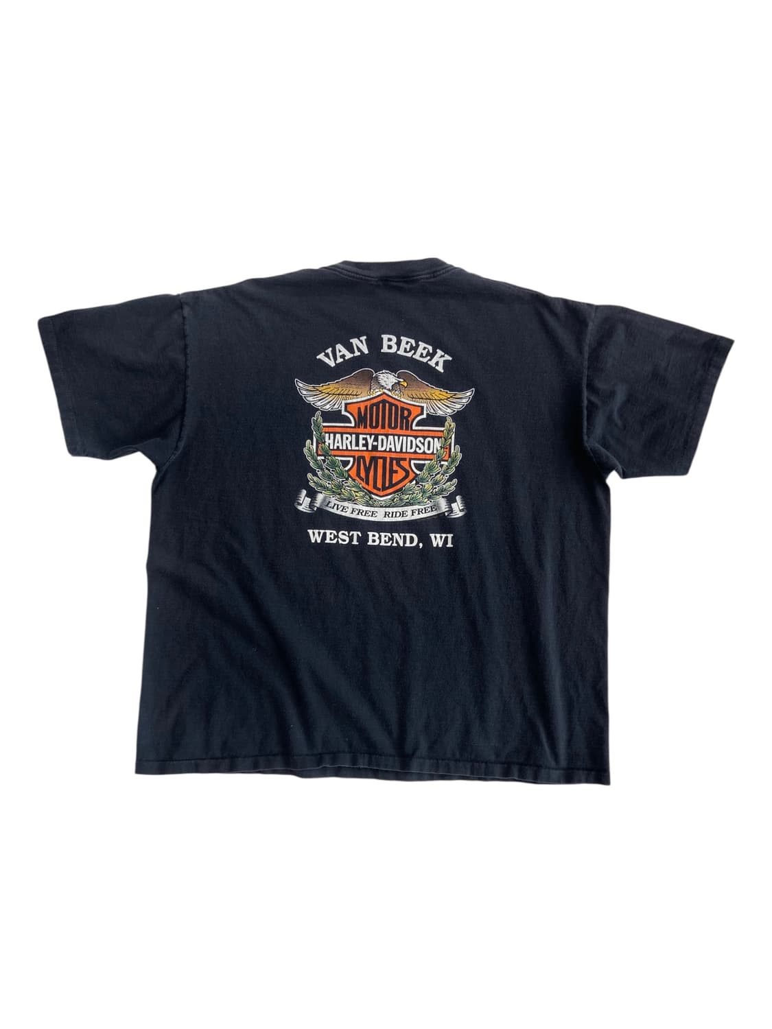 1991 할리 데이비슨 Panhead 반팔 티셔츠 상품이미지2