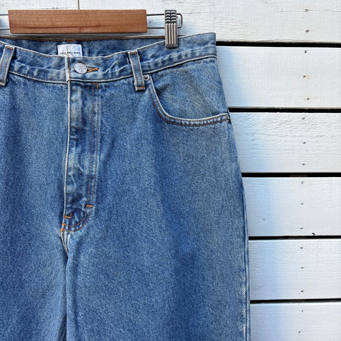 Calvin klein 캘빈클라인 made in usa 데님 팬츠 상품이미지2