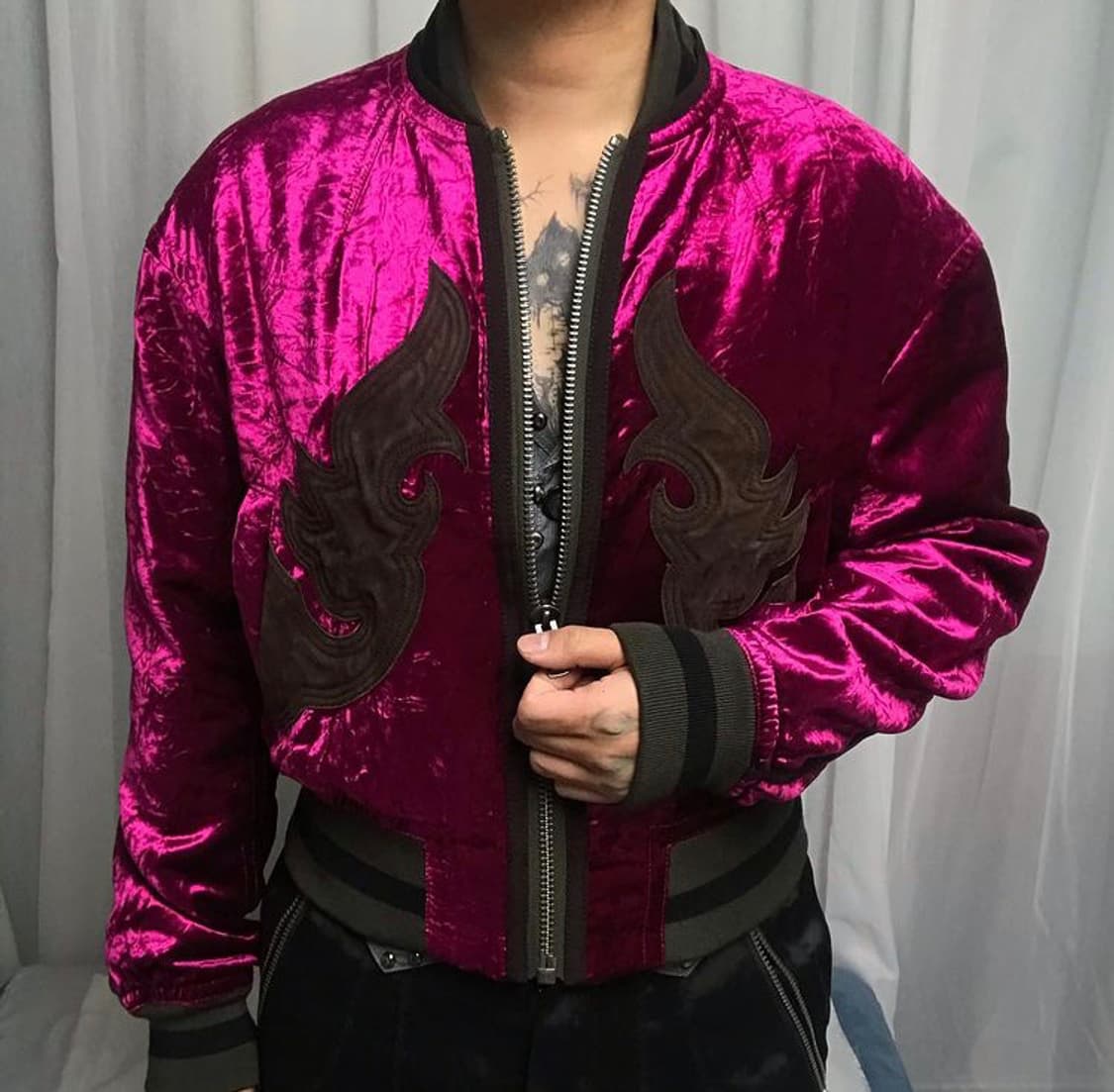 하이더아커만 17FW 벨벳 봄버 자켓 상품이미지7