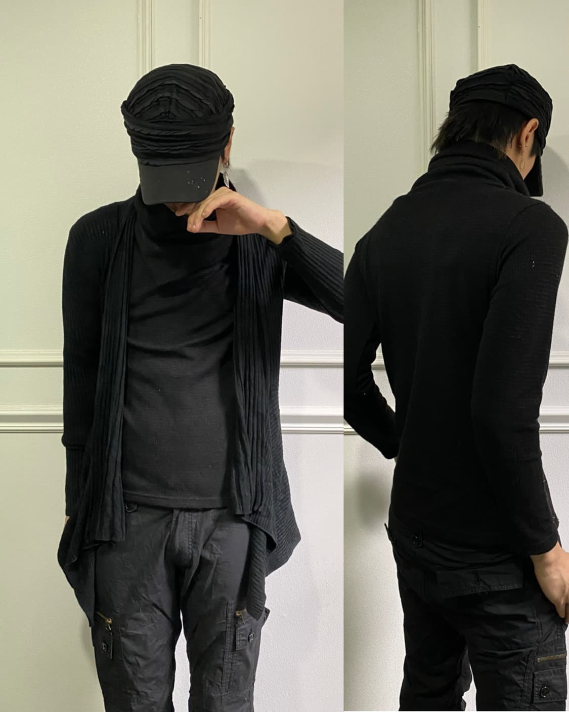 [Semantic Design] Draped Black Sleeve 상품이미지1