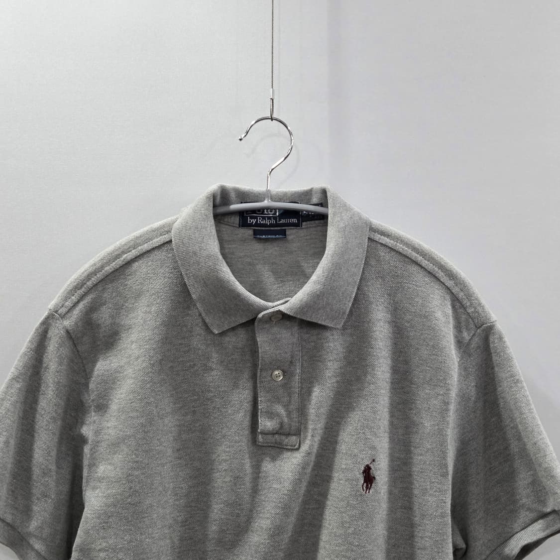 폴로랄프로렌 피케 카라 반팔티 그레이 M 상품이미지2