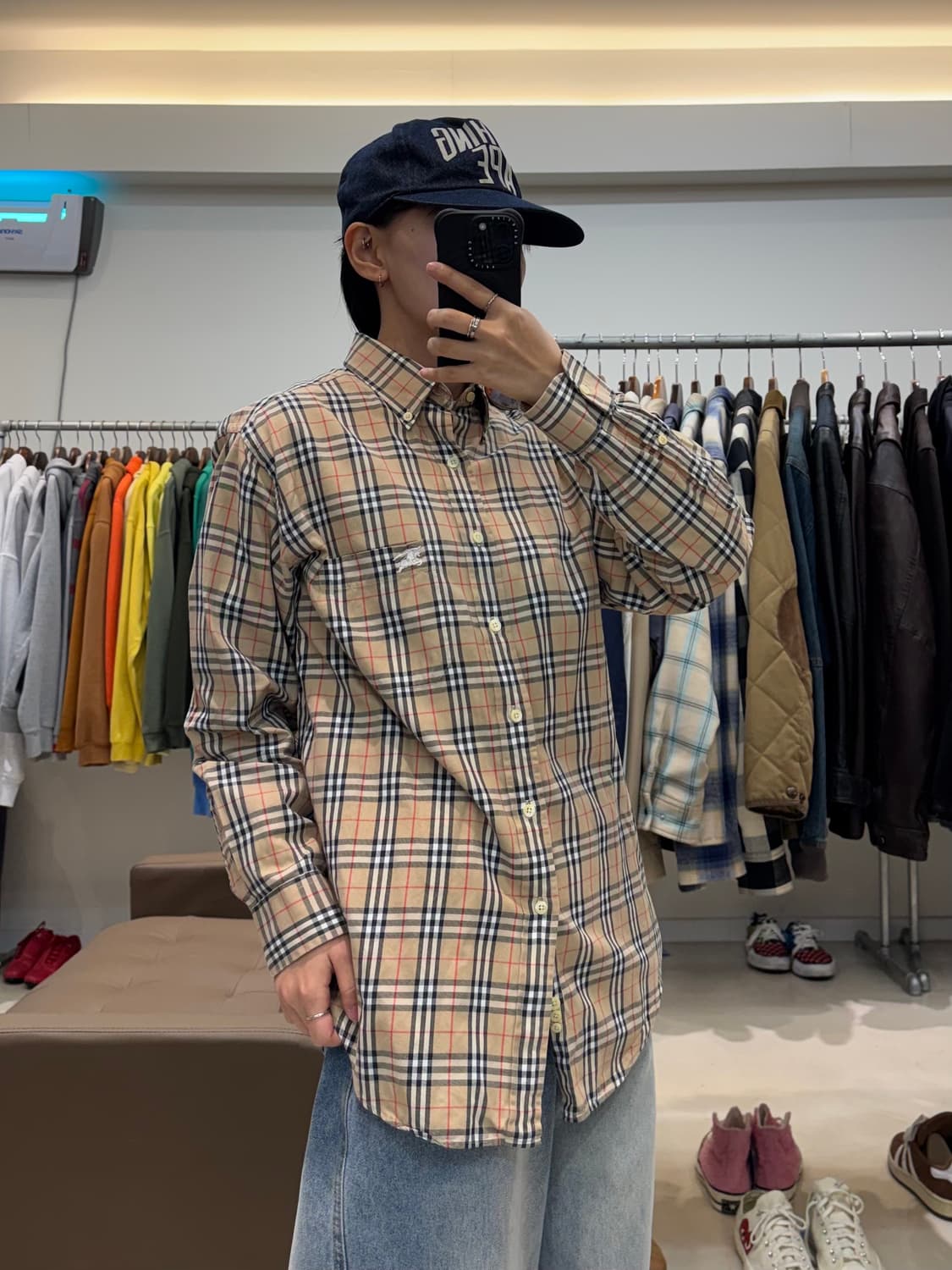 버버리 노바체크 셔츠 상품이미지7