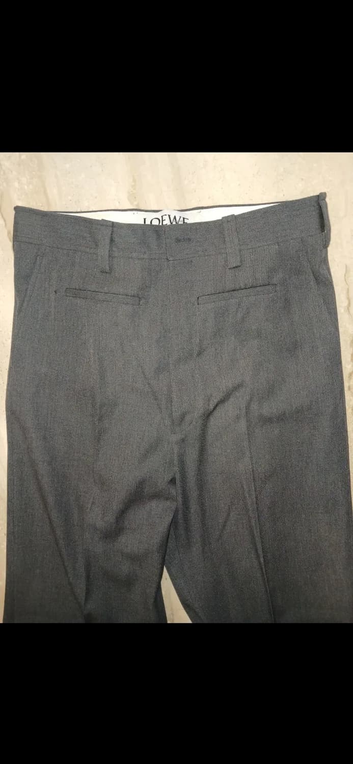 LOEWE GREY WOOL FISHERMAN PANTS 상품이미지3