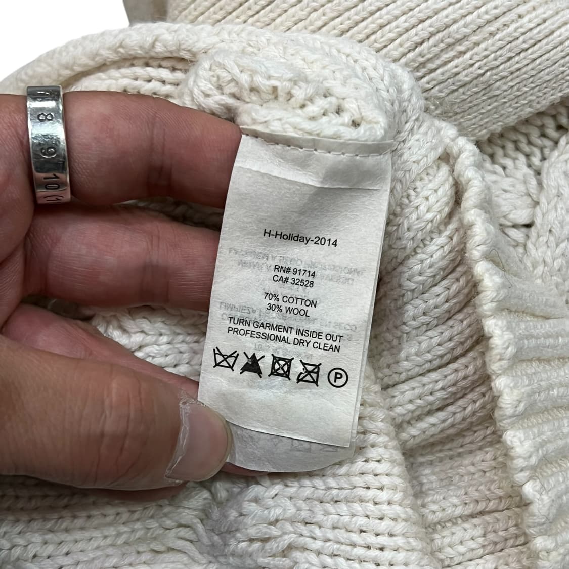  아르마니 익스체인지 버튼 넥 니트 y13610 상품이미지8