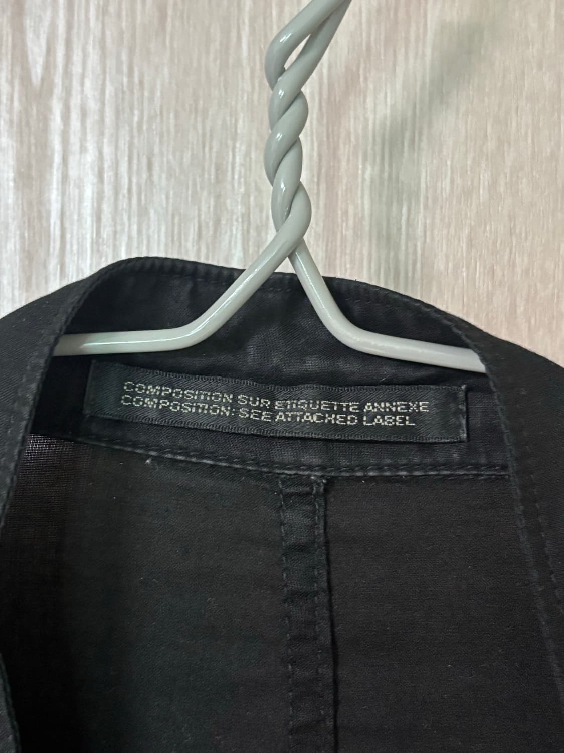 요지야마모토 뿌르옴므 롱셔츠 상품이미지2