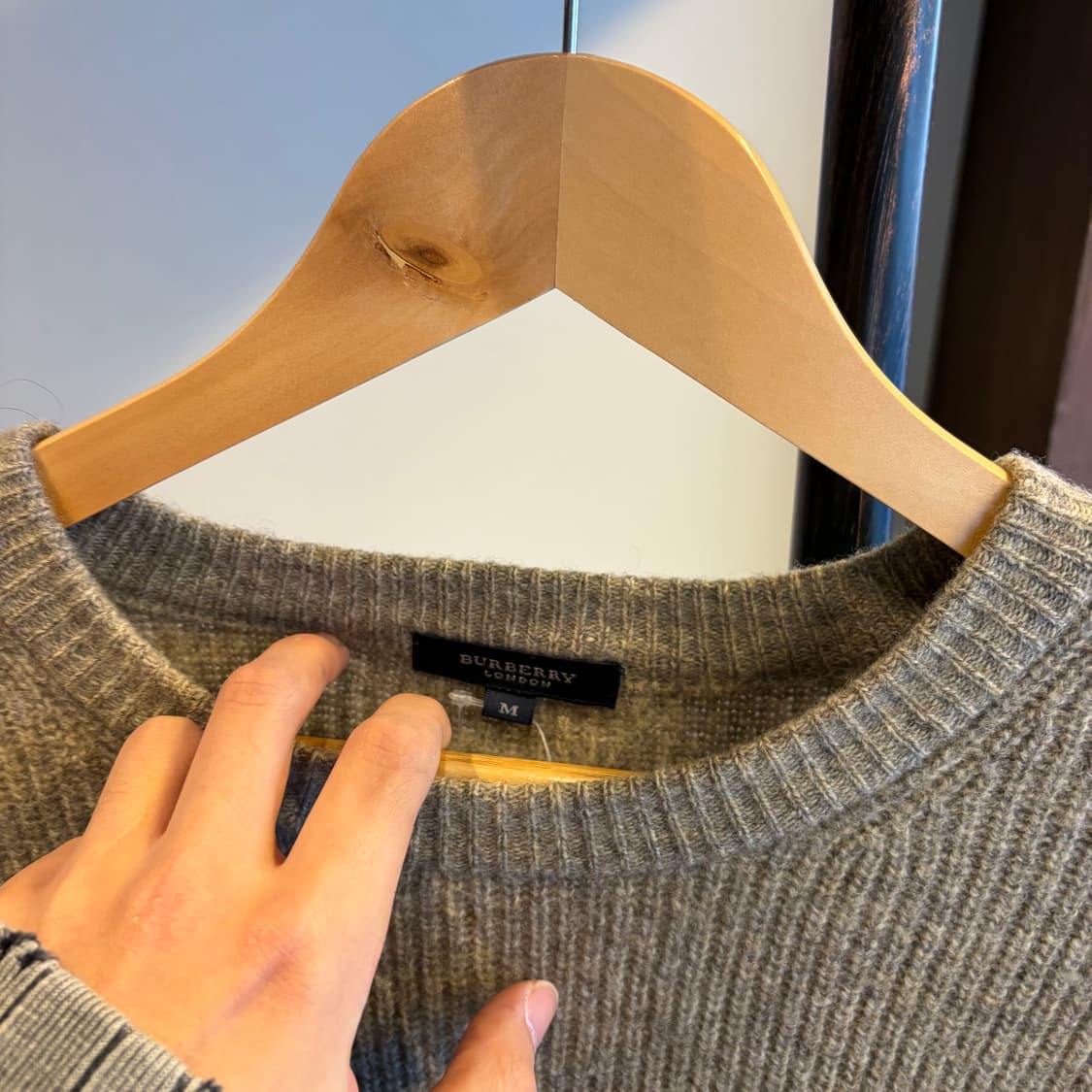 15686 - 버버리 엘보 패치 울 니트 (울 100%) 상품이미지5