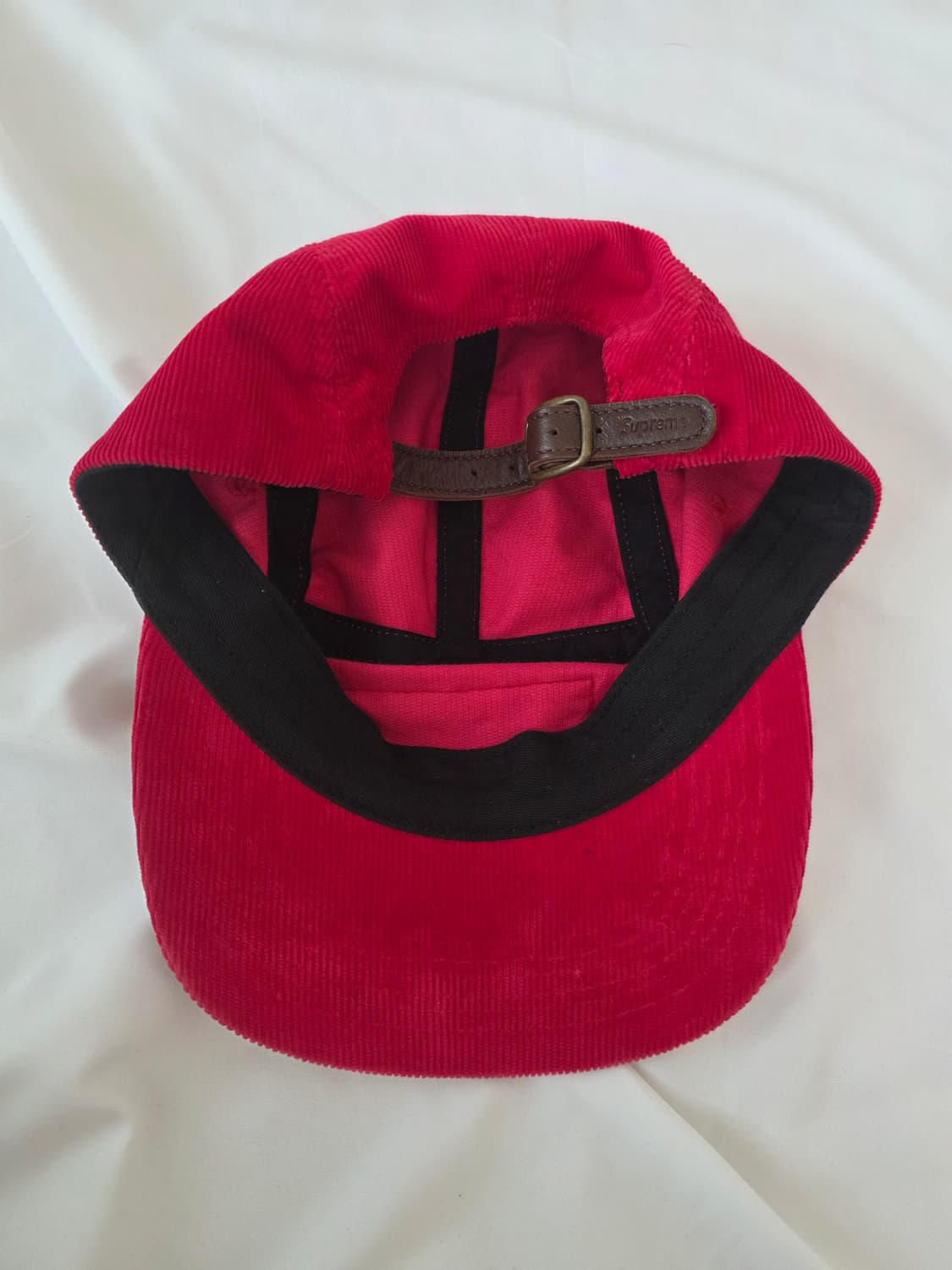 슈프림 코듀로이 캠프캡 레드 상품이미지3