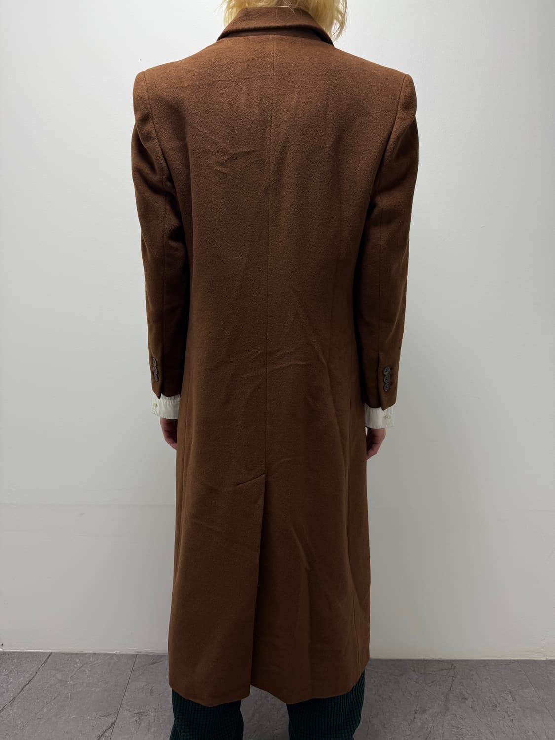 VTG 90s DOUBLE-BREASTED LONG COAT 상품이미지9