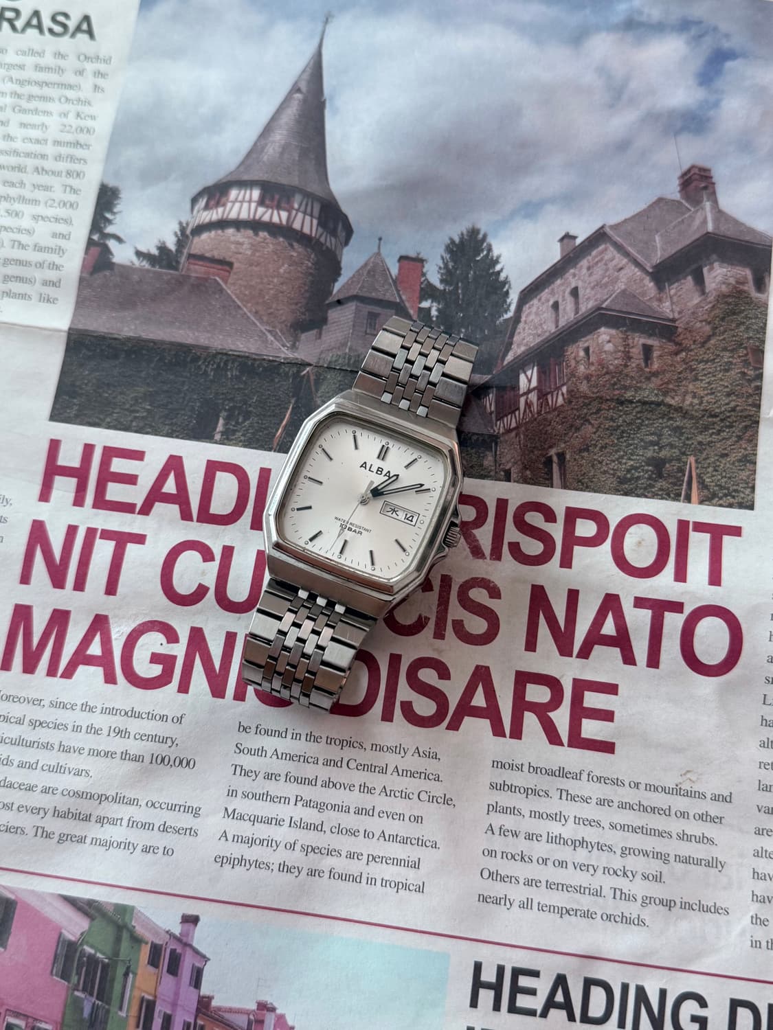 세이코 Seiko ALBA 스퀘어 데이 데이트 상품이미지2