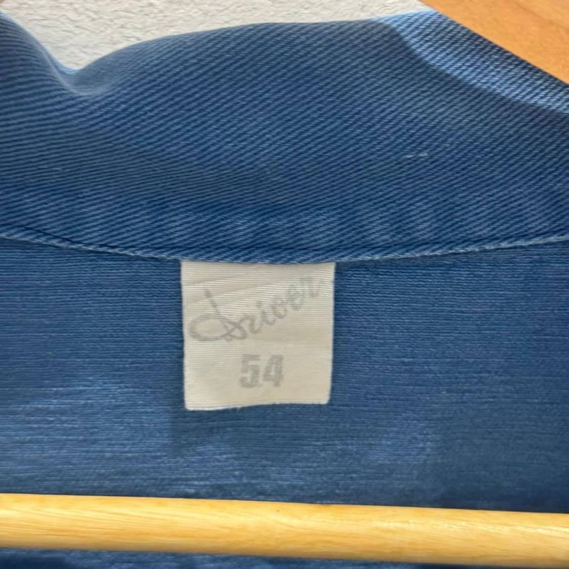 50s-80s 프렌치워크자켓  (선 페이드 인디고) 상품이미지5