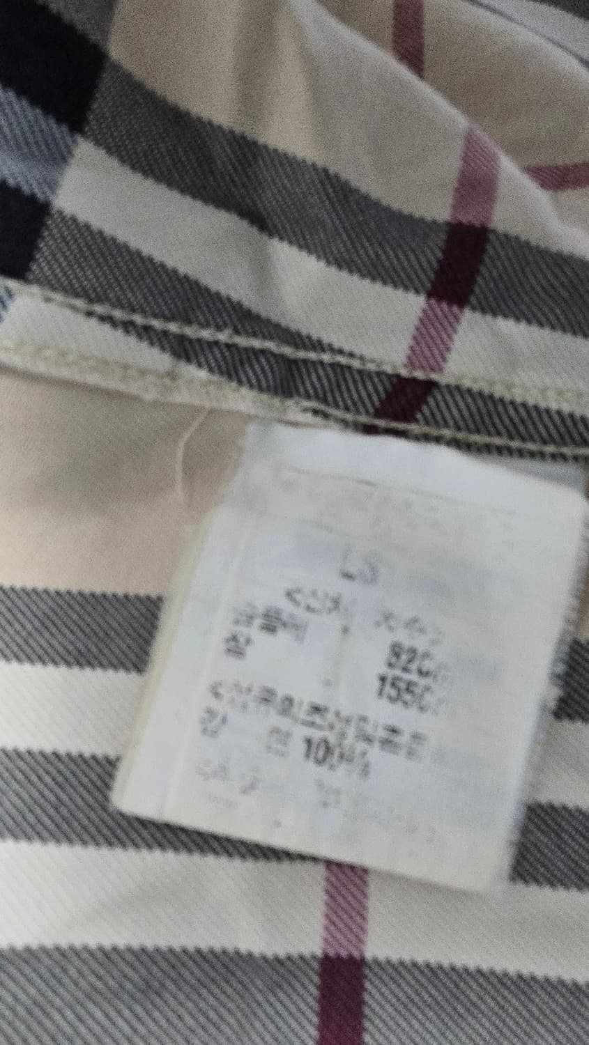 버버리런던 체크셔츠 상품이미지6