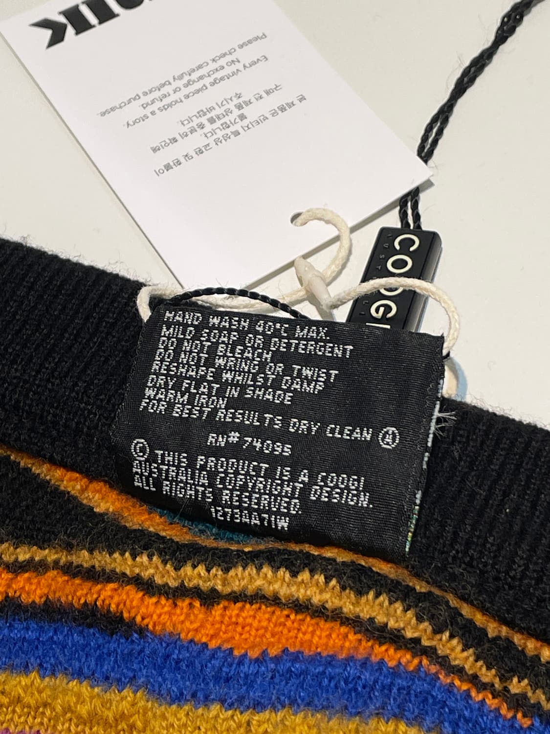 쿠지 케이블 목도리 A1414 상품이미지4